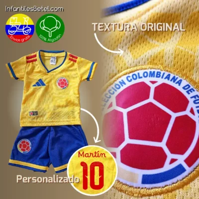 Camiseta Colombia Amarilla